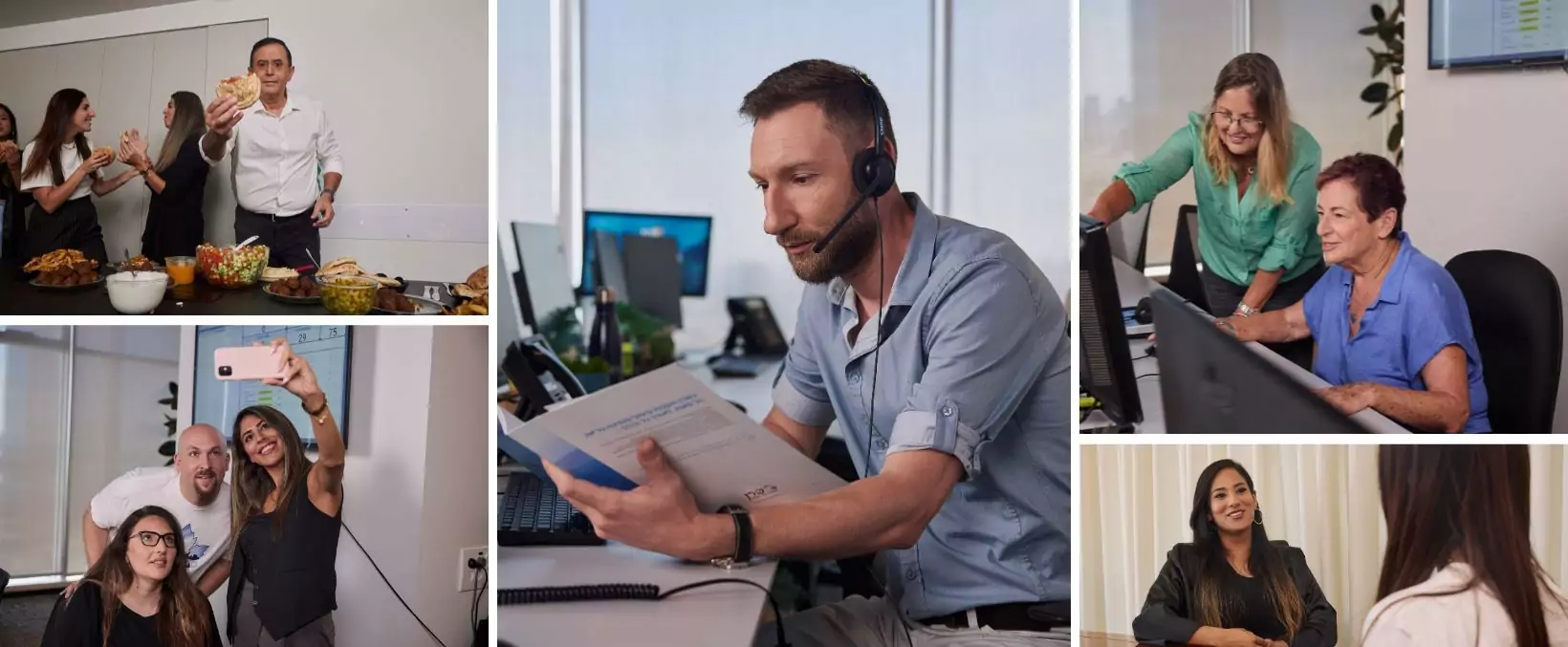 נציגי מוקד שירות של שרן רפואה עד הבית בשיחת טלפון עם מטופל